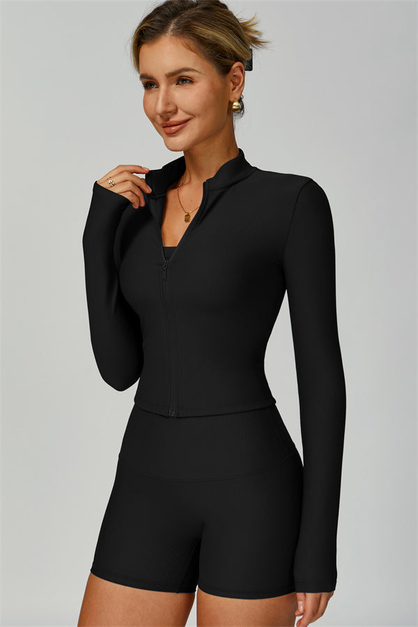 The Burst Ribbed Jacket