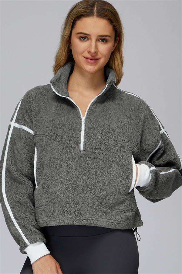 All-Day Fleece Zip Pullover