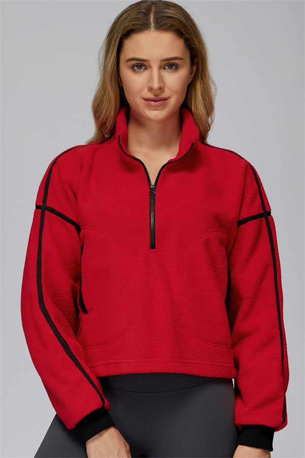 All-Day Fleece Zip Pullover