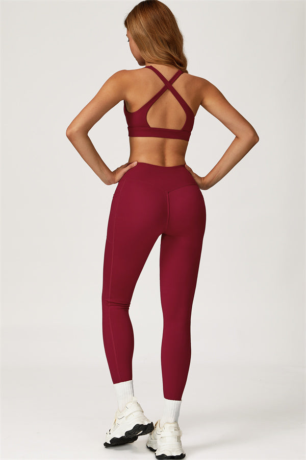 The Glacier Cross Bra