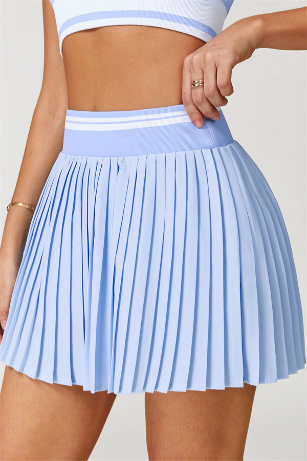 Elan Crop Top Tennis Skort 2-Piece Set