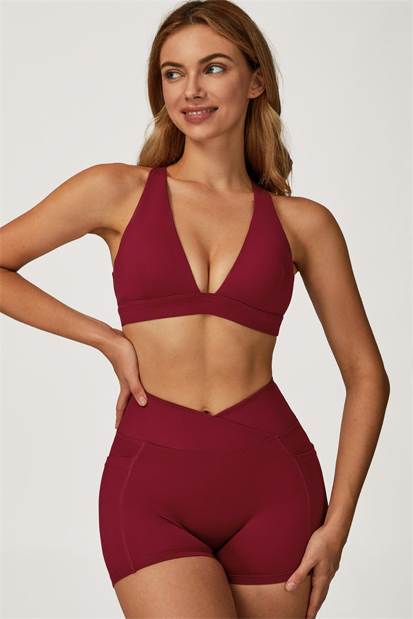 The Glacier Cross Bra