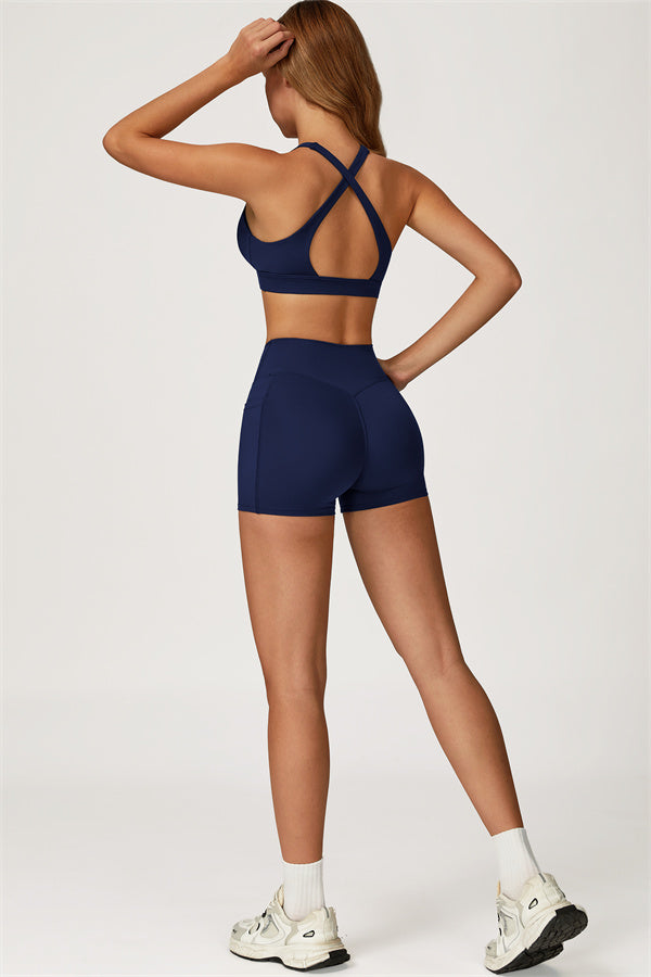 The Glacier Cross Bra