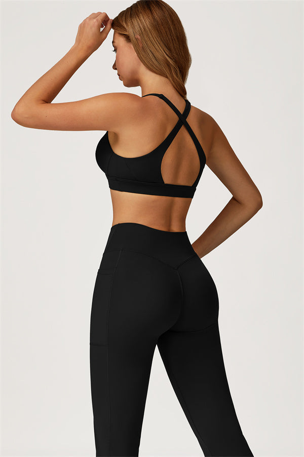 The Glacier Cross Bra
