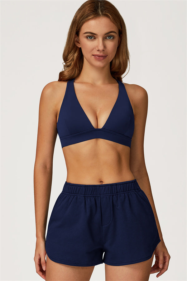 The Glacier Cross Bra