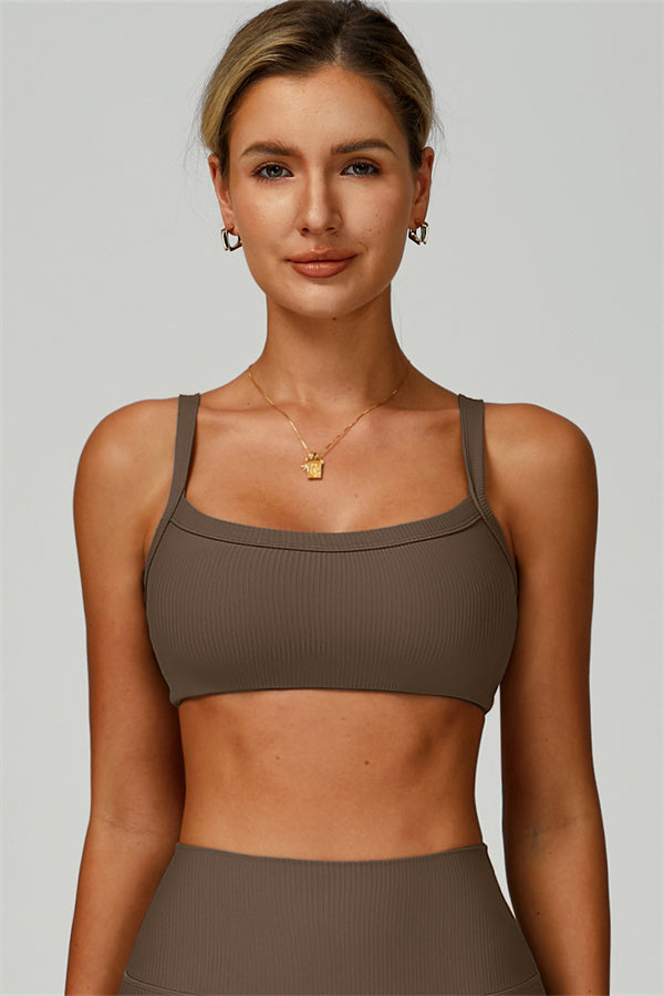 The Burst Ribbed Bra
