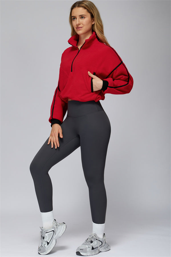 All-Day Fleece Zip Pullover