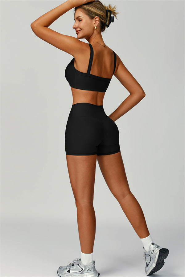 The Burst Ribbed Bra