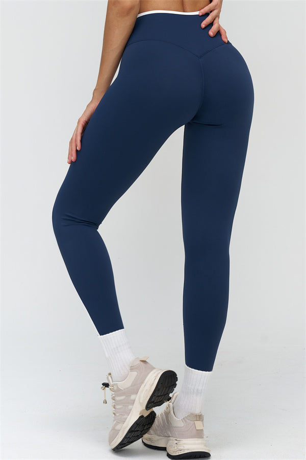 Soft Active Crossover Contrast Leggings