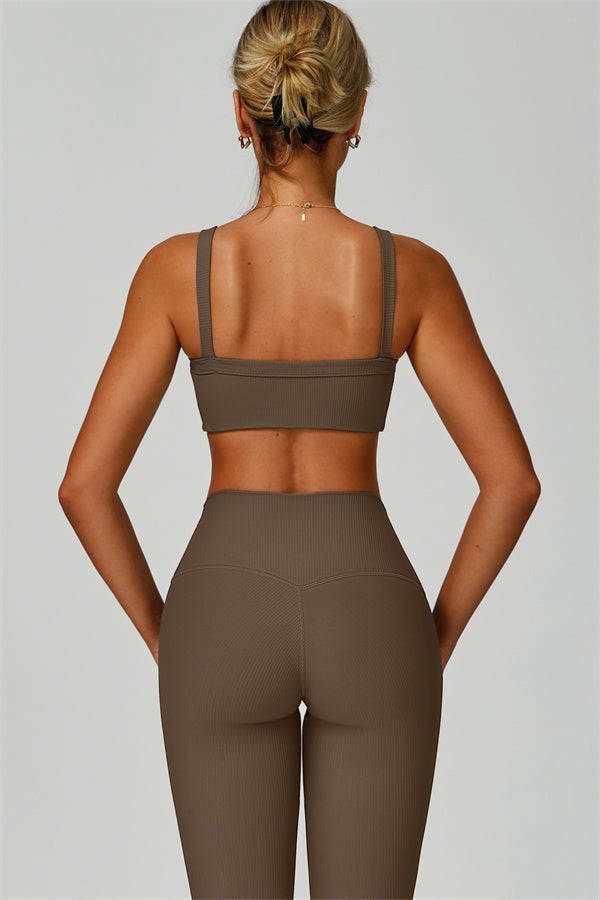 The Burst Ribbed Bra