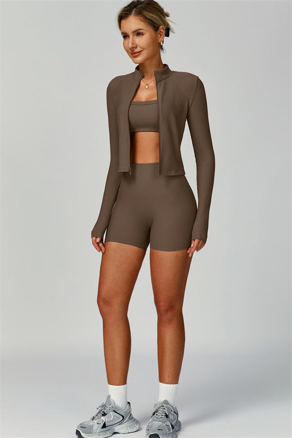 The Burst Ribbed Jacket