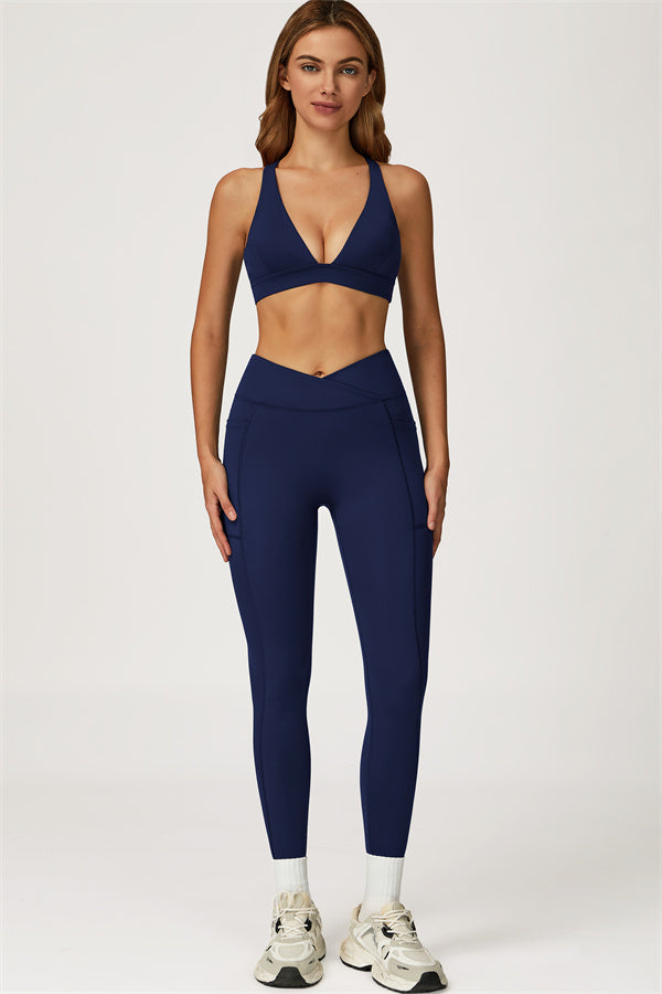 The Glacier Cross Bra