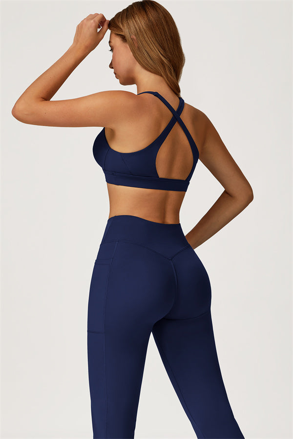 The Glacier Cross Bra