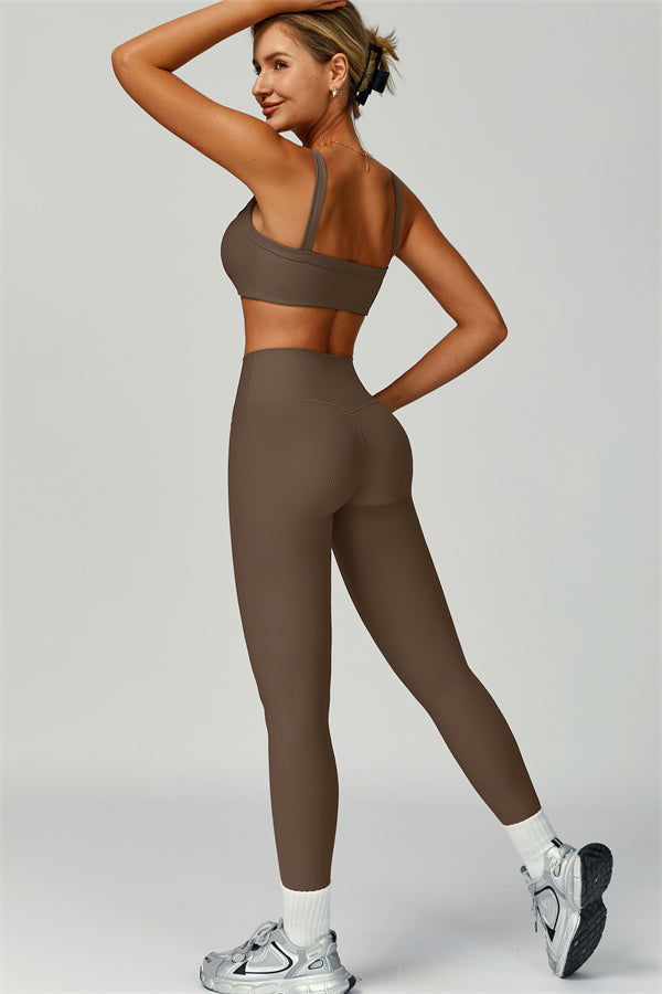 The Burst Ribbed Legging