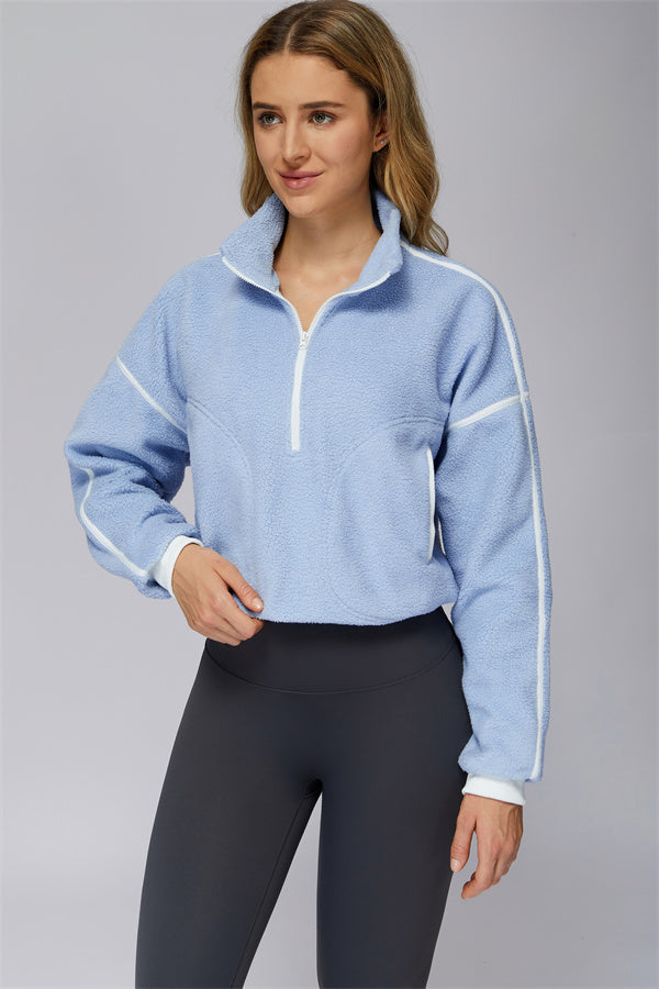 All-Day Fleece Zip Pullover