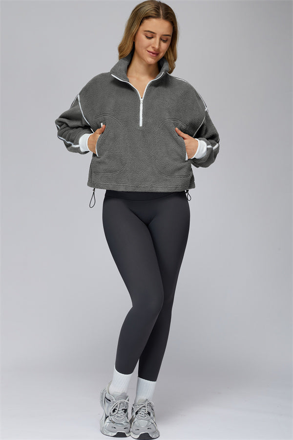 All-Day Fleece Zip Pullover