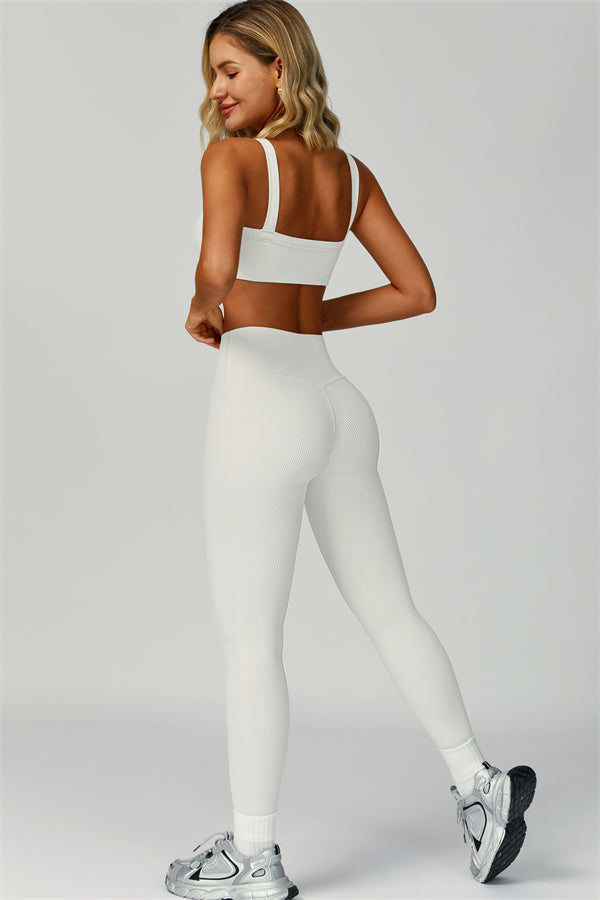 The Burst Ribbed Legging