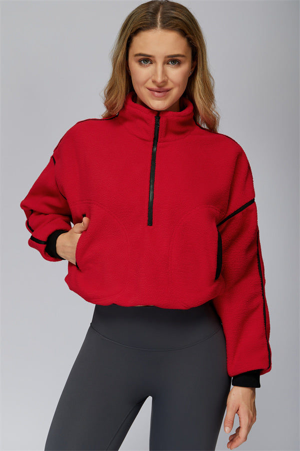 All-Day Fleece Zip Pullover