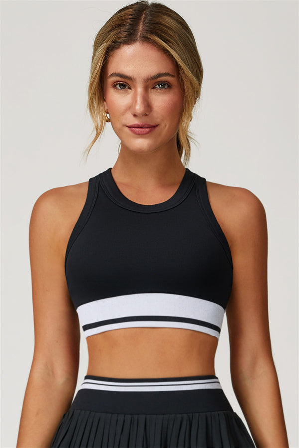 Elan Crop Top Tennis Skort 2-Piece Set