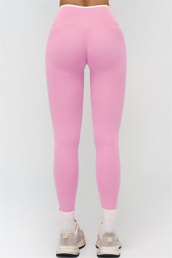 Soft Active Crossover Contrast Leggings