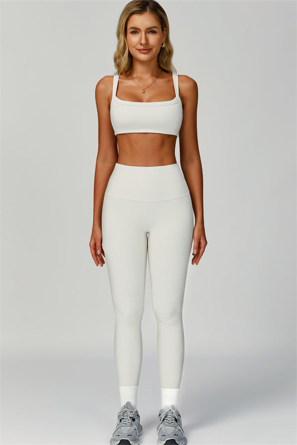 The Burst Ribbed Bra
