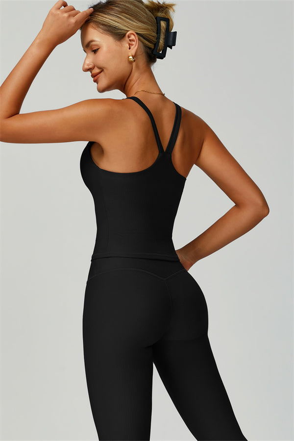 The Burst Ribbed Legging