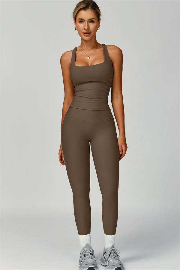 The Burst Ribbed Legging
