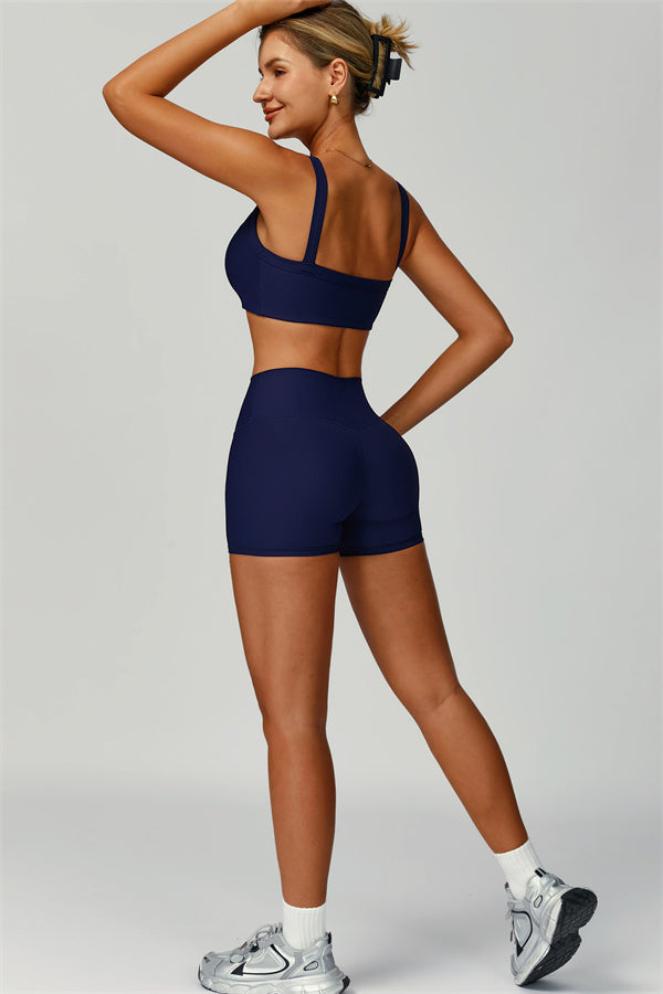 The Burst Ribbed Bra