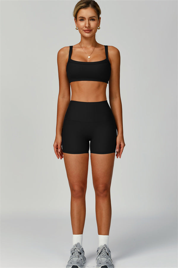 The Burst Ribbed Bra