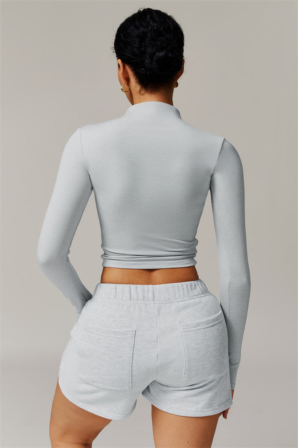 The Motion Mock Neck Top