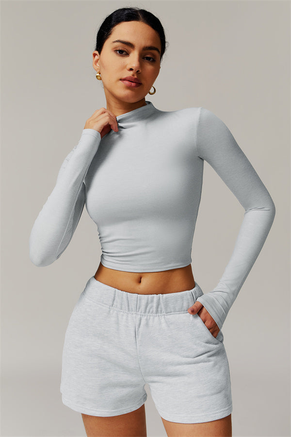 The Motion Mock Neck Top
