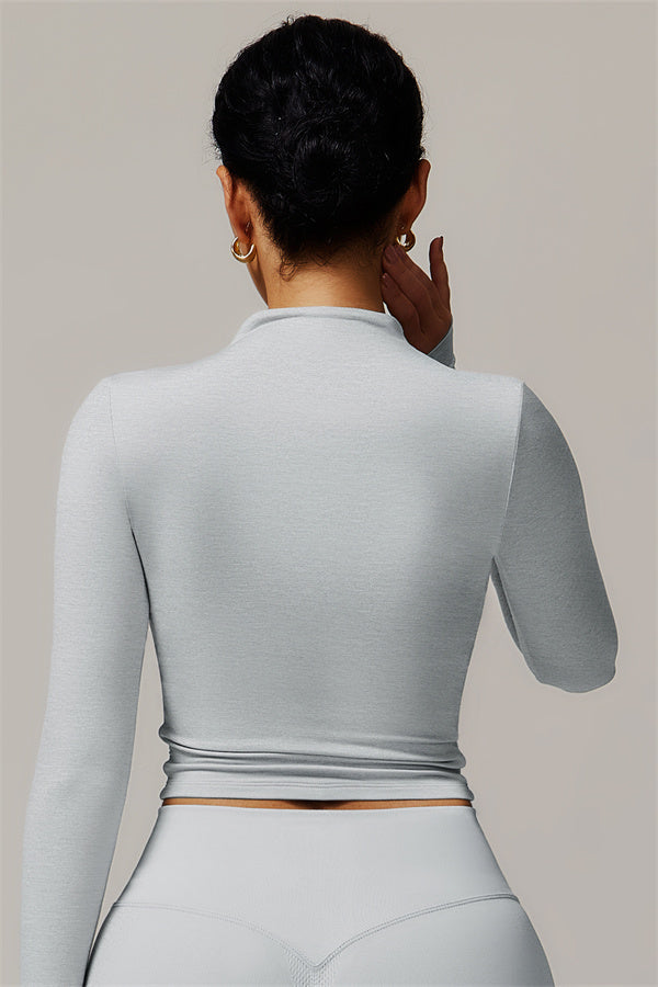 The Motion Mock Neck Top