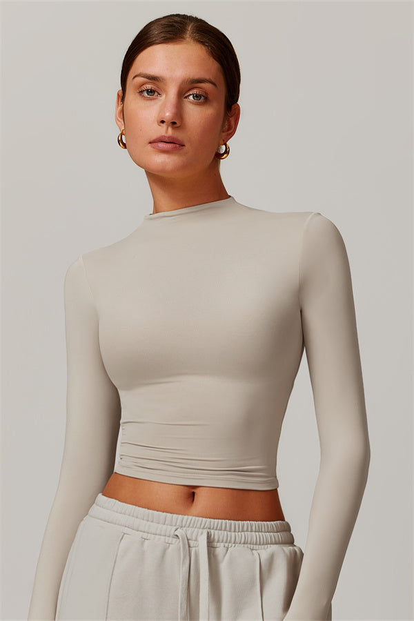The Motion Mock Neck Top