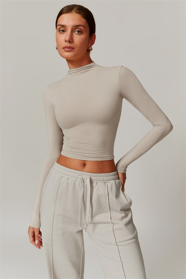 The Motion Mock Neck Top