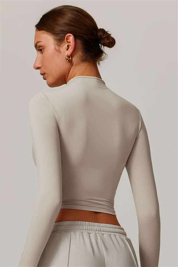 The Motion Mock Neck Top