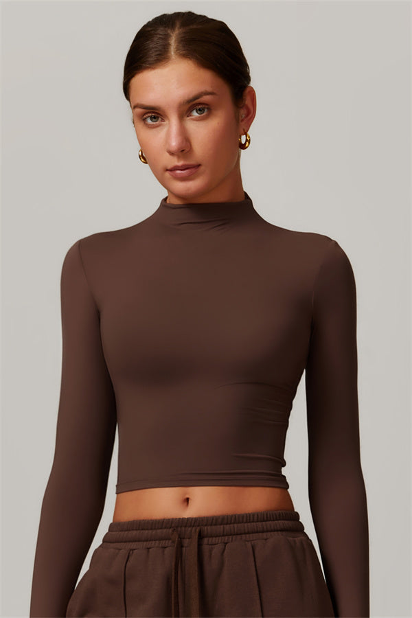 The Motion Mock Neck Top