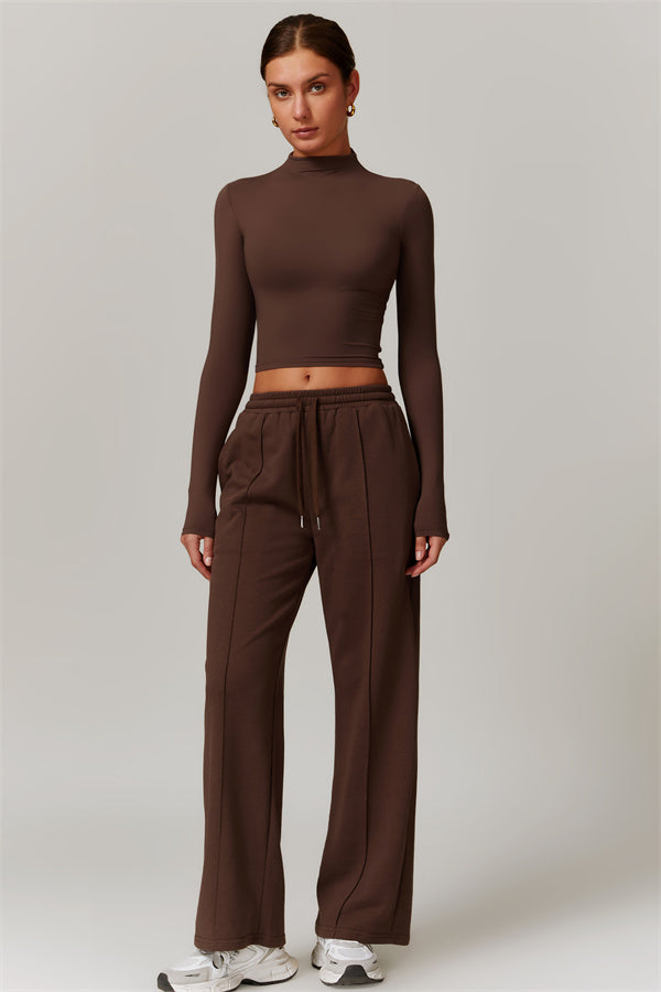 The Motion Mock Neck Top