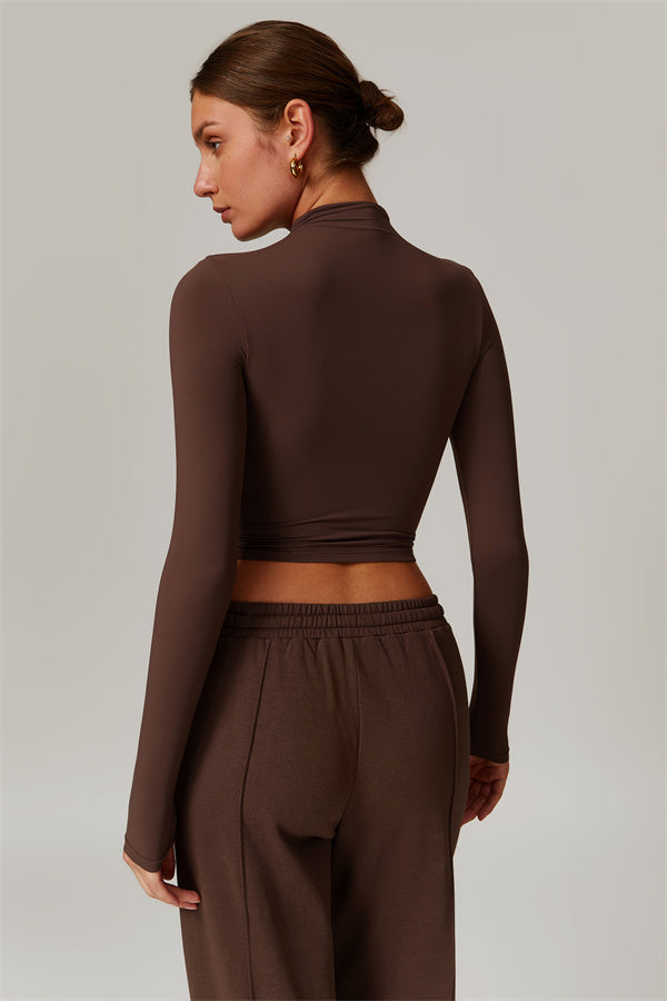 The Motion Mock Neck Top