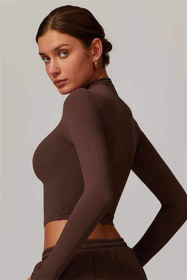 The Motion Mock Neck Top