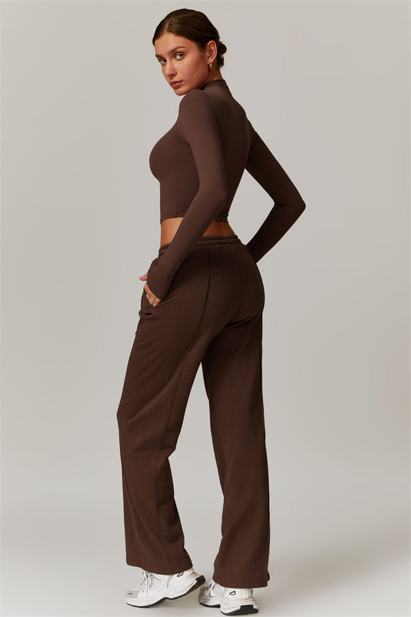 The Motion Mock Neck Top