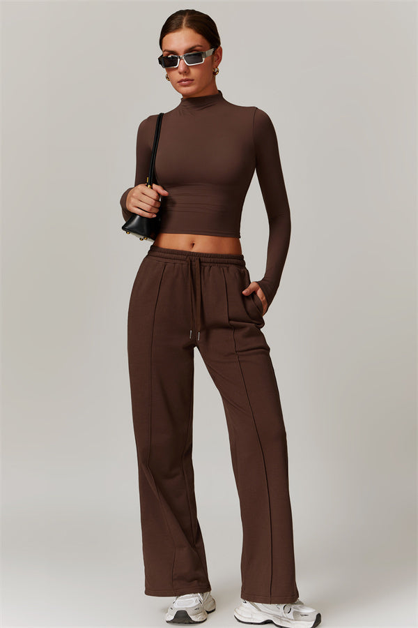 The Motion Mock Neck Top