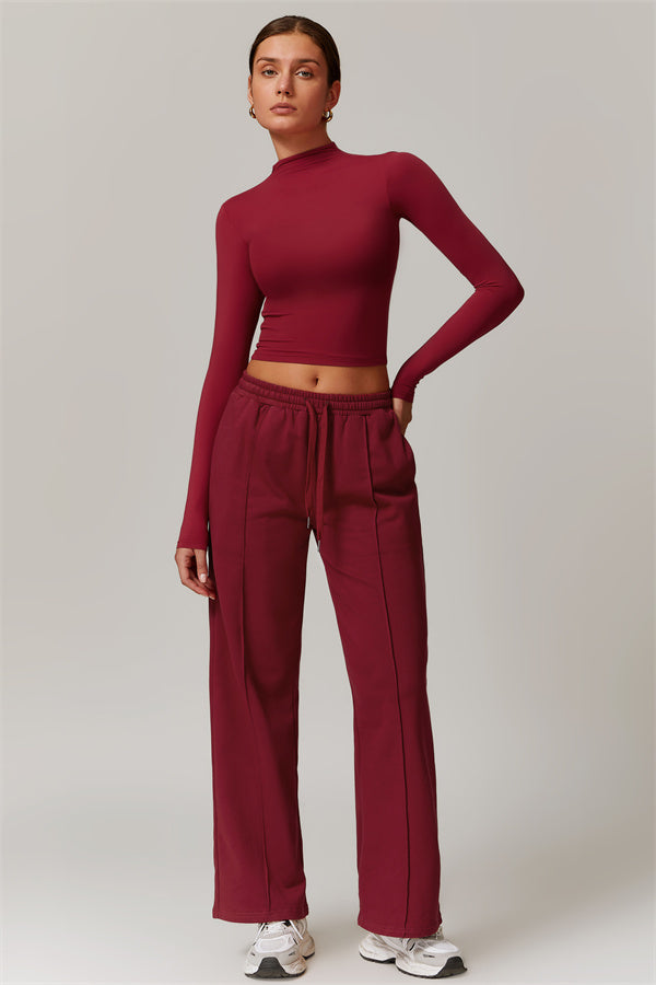 The Motion Mock Neck Top