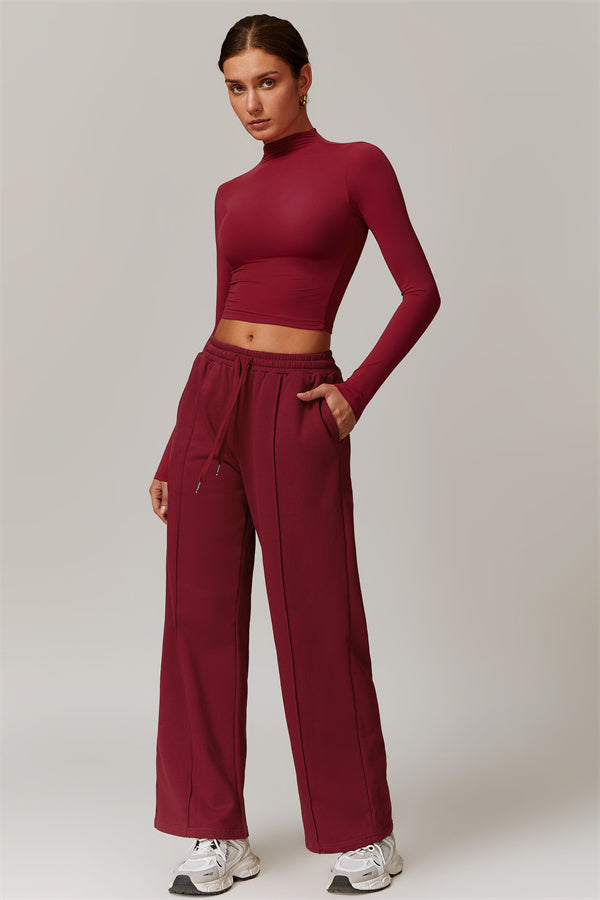 The Motion Mock Neck Top