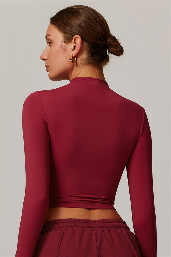 The Motion Mock Neck Top