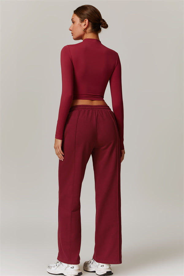 The Motion Mock Neck Top