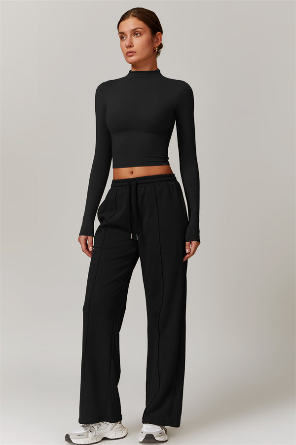 The Motion Mock Neck Top
