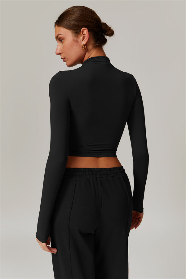 The Motion Mock Neck Top