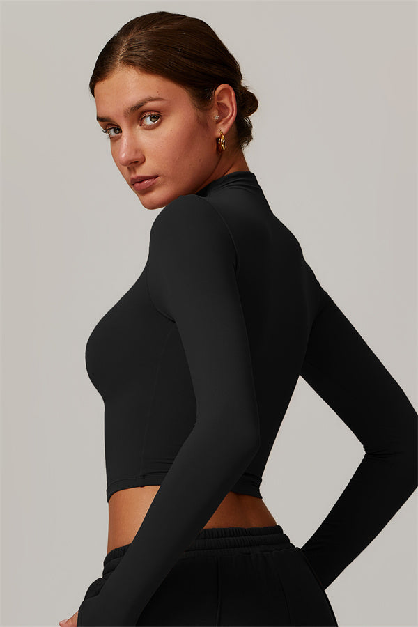 The Motion Mock Neck Top