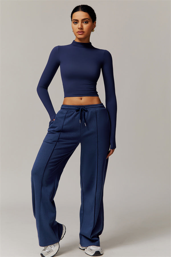 The Motion Mock Neck Top