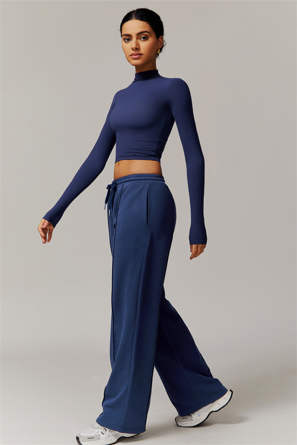 The Motion Mock Neck Top